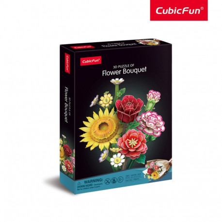CUBICFUN 3D pusle lillekimp - segalilled