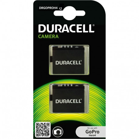 Duracell aku DRGOPROH4 (GoPro 4) Hero4 kaamerale, 2tk