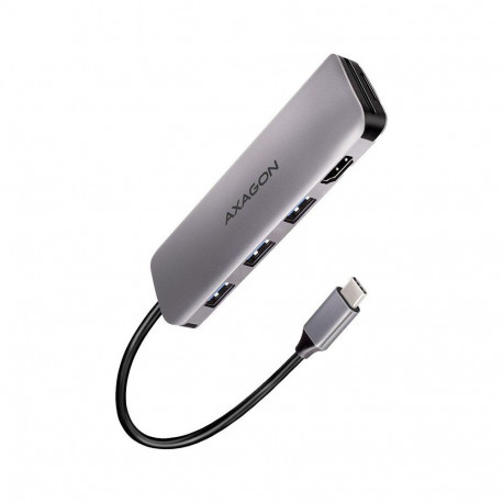 Axagon Axagon Multi port USB 3.2 Gen 1 hub. HDMI, card reader and three USB-A outputs. Cable USB-C 2