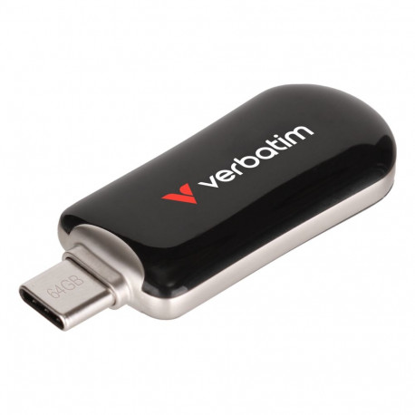 USB-mälupulk Verbatim Plectra 64GB USB-C USB3.2 Gen1 must