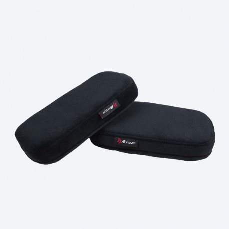 Arvutitooli käetugede pehmed katted Arozzi Memory Foam Armrest Pads, Black/must