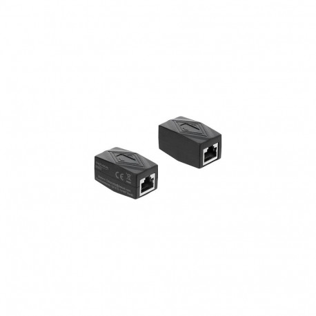 "Adapter Kupplung RJ45 Buchse zu Buchse Cat.6 geschirmt schwarz"