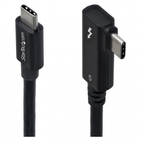 "STARTECH.COM 0,8m 2,6ft Right Angle Thunderbolt 5 Cable 80Gbps/Up to 120Gbps 240W PD 8K 60Hz Certif