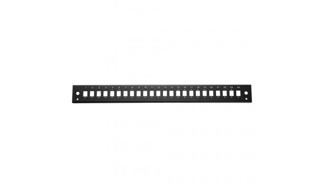 "Equip 19"" Patchpanel 24xLC-Duplex,SC-Simplex 1U Stahl sw"
