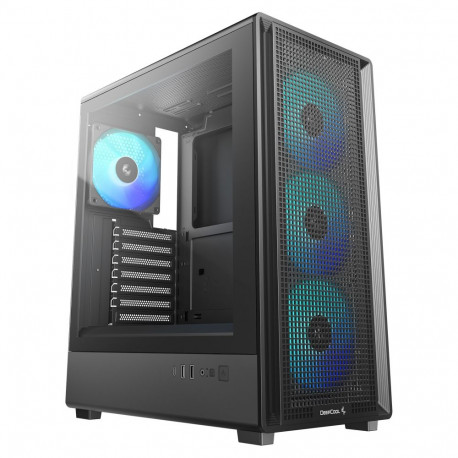 "Deepcool CC550 4F (schwarz, Tempered Glass)"