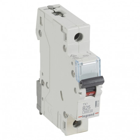 "Legrand 403359 TX3 LS-Schalter B 25A 1-polig 6kA 230/400VAC 1TE"