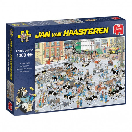 "Jan van Haasteren Der Vieh-Markt ViehMarkt 1000 Teile Puzzle (19075)"