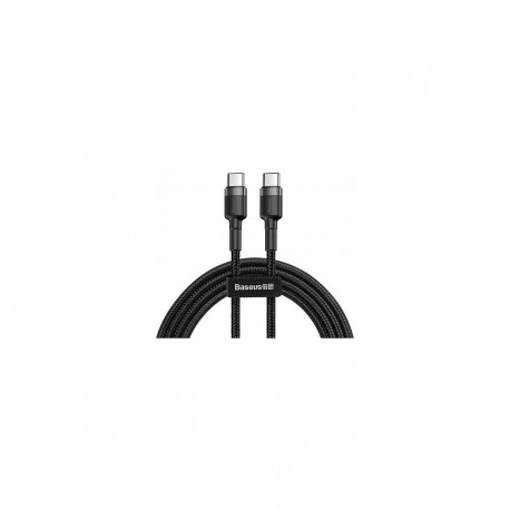 "Cafule USB Type C Cable M/M 1m (Black/Grey)"