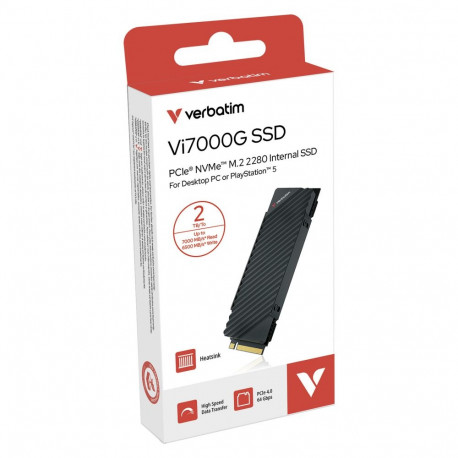 "M.2 2TB Verbatim interne PCIe 4.0 2280 Vi7000G"