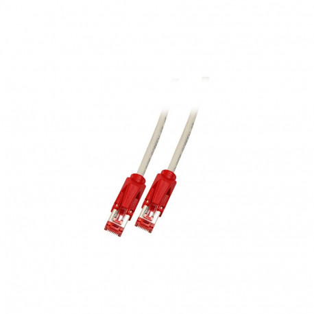 "EFB RJ45 Patchkabel Cat.6 S/FTP LSZH Draka UC900 TM21rot crossed grau 0,5m"