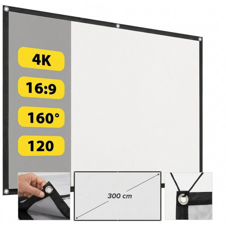 Camrock projector screen P120