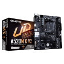 GIGABYTE A520M K V2 Motherboard - Supports AMD Ryzen 5000 Series AM4 CPUs  up to 5100MHz DDR4 (OC)  