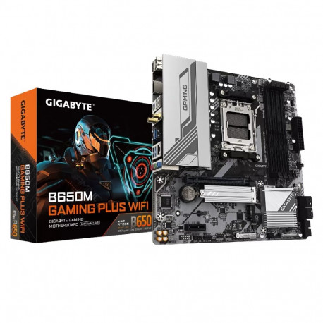 GIGABYTE B650M GAMING PLUS WIFI Motherboard - AMD Ryzen 9000 CPUs  5+2+2 Phases VRM  up to 8000MHz D
