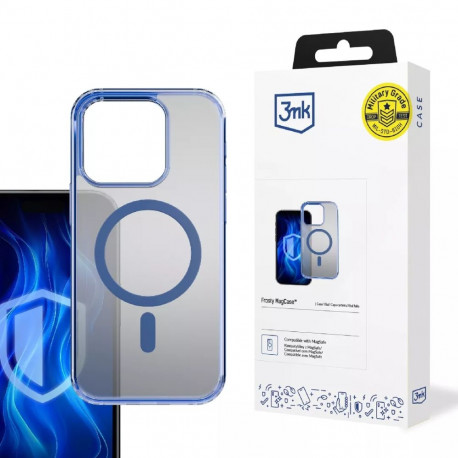 3mk ümbris Frosty MagCase Apple iPhone 15 Pro, sinine