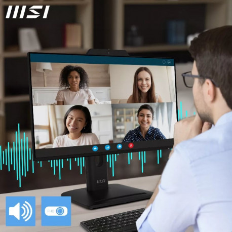 MSI Pro MP242PMG 23.8 Inch Monitor  FHD (1920 x 1080)  120Hz  IPS  1ms  1x HDMI 1.4b  1x DP 1.2a  1x