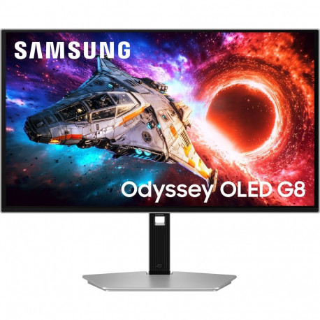 Samsung G80SH computer monitor 68.6 cm (27") 3840 x 2160 pixels 4K Ultra HD OLED Silver
