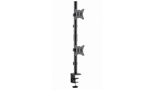 Gembird MA-D2-02 monitor mount / stand 81.3 cm (32") Desk Black