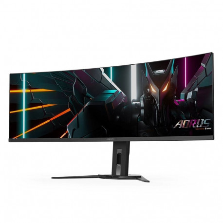 GIGABYTE OLED-mängumonitor CO49DQ, kumer, 5120x1440(DQHD), 1800R, 144Hz, 0.03ms, KVM, FreeSync Premi