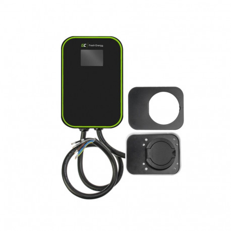 Green Cell elektriauto laadimisjaam EV15RFID, alumiiniumist, seinale paigaldatav, 3-faasiline, sisse