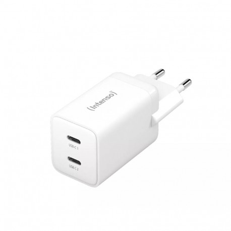 Intenso toiteadapter 2XUSB-C GAN/7804012 universaalne kiirlaadimisega siseruumides kasutamiseks, val