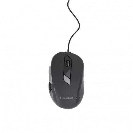 Gembird MUS-6B-01 mouse Office Ambidextrous USB Type-A Optical 1600 DPI