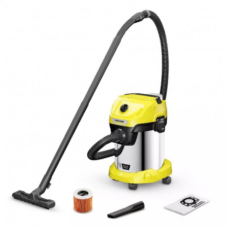 Kärcher paagitolmuimeja WD 3-18 S 17L kuiv- ja märgpuhastus 225W, kotita