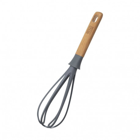Resto Kitchenware vispel 94205 õhupallikujuline, pöökpuidust ja plastist, hall