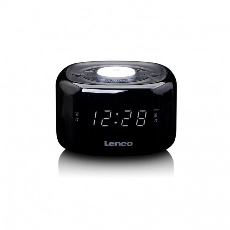 Lenco digitaalkell CR-12BK, must