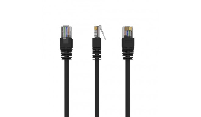 PATCH CABLE CAT5E UTP 2M/BLACK PP12-2M/BK GEMBIRD