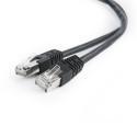 PATCH CABLE CAT5E FTP 2M/PP22-2M/BK GEMBIRD