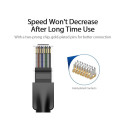 PATCH CABLE CAT.6 UTP/1M BLACK IBEBF VENTION