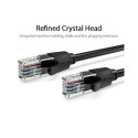 PATCH CABLE CAT.6 UTP/3M BLACK IBEBI VENTION