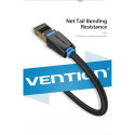PATCH CABLE CAT.8 SFTP/0.5M BLACK IKABD VENTION