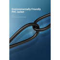 PATCH CABLE CAT.8 SFTP/0.5M BLACK IKABD VENTION