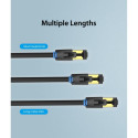 PATCH CABLE CAT.8 SFTP/10M BLACK IKABL VENTION