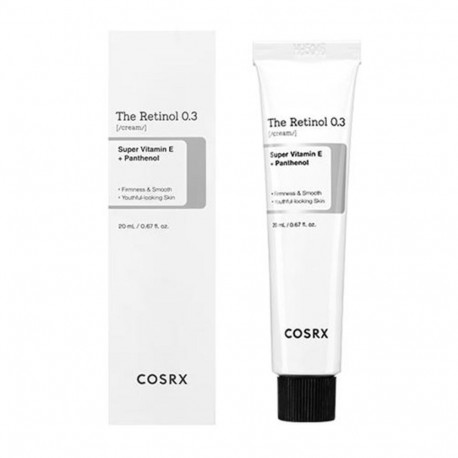COSRX vananemisvastane kreem THE RETINOL 0.3 intensiivne supervitamiin 1ml