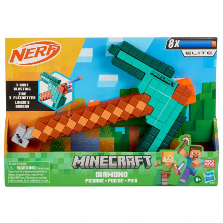 NERF MINECRAFT mängurelv Diamond pickaxe