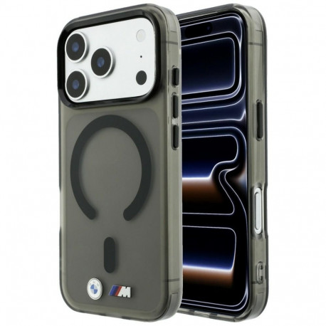 BMW M IML Frosted Metal Logo & Trims MagSafe Case for iPhone 18 Pro / 17 Pro - Black