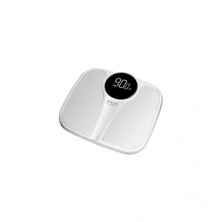 Adler elektrooniline isiklik kaal AD 8172W ristkülikukujuline, valge