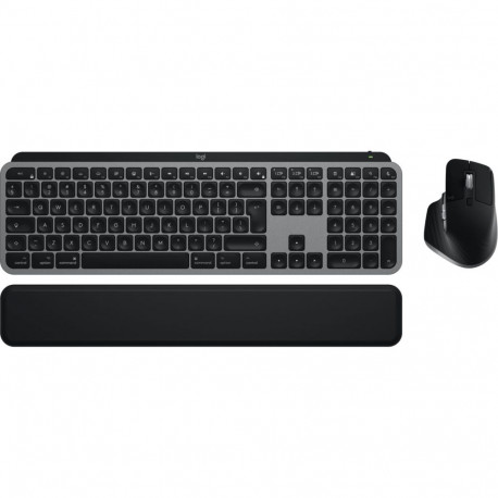 Logitech MX Keys S Combo for Mac keyboard Mouse included Home/Office RF Wireless + Bluetooth QWERTY 