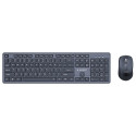 GEMBIRD Wireless desktop set black (US)