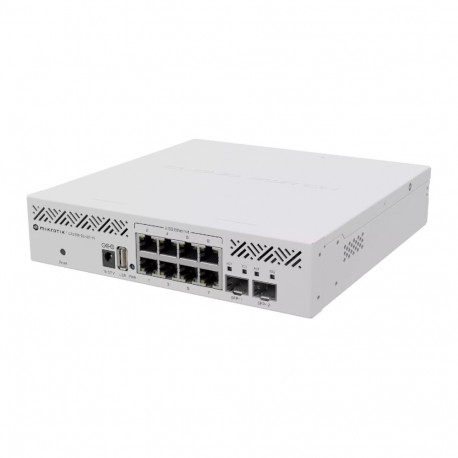 Mikrotik CRS310-8G+2S+IN: L3 Smart Switch Managed 2.5G Ethernet (100/1000/2500) Power over Ethernet 