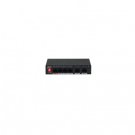 Dahua Technology PFS3006-4ET-60 Unmanaged L2 Fast Ethernet (10/100) Power over Ethernet (PoE) Black