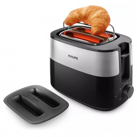 Philips Daily Collection röster HD2517/90 8 2 viilu 900W, must/hõbedane