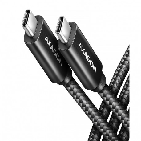 Axagon USB-kaabel BUCM4X-CM10AB USB4 Gen 3x2 1m USB C, must