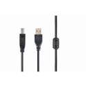 Cablexpert USB-kaabel CCFB-USB2-AMBM-3M USB A USB B, must
