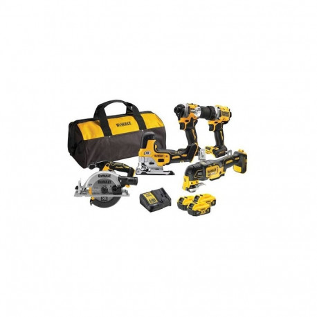 18V XR 5-osaline harjadeta tööriistade komplekt