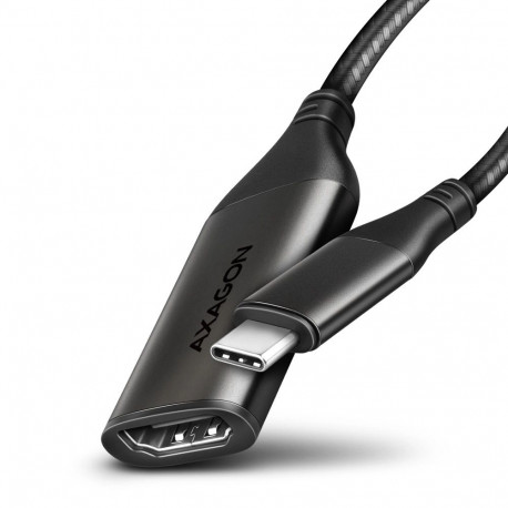 Axagon videokaabli adapter RVC-HI2M 0.25m USB Type-C HDMI, must