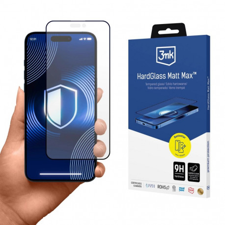 3MK ekraanikaitse HardGlass Matt Max Apple 1 tk