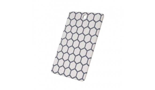 Resto Kitchenware 95402 kitchen cutting board Rectangular Plastic Grey  White